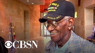 Oldest US WWII veteran dies at 112 [upl. by Anilesor]