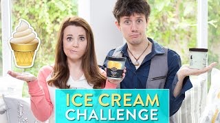 ICE CREAM CHALLENGE w Kurt Hugo Schneider [upl. by Amelus]