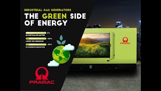 Pramac GGW Series GAS fuelled generators  The Green Side of Energy [upl. by Yanel]