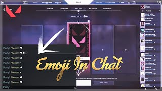 VALORANT  how to use emojis in chat [upl. by Eivad]