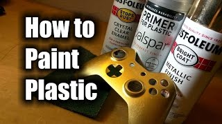 How To Paint Plastic  HD  The Basics [upl. by Carlie]