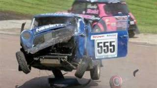 MASSIVE RALLYCROSS CRASH  LYDDEN HILL [upl. by Parish]