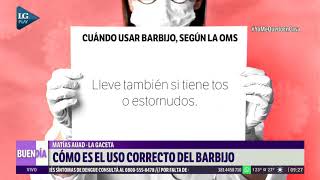 Cómo es el uso correcto del barbijo [upl. by Ahsot783]