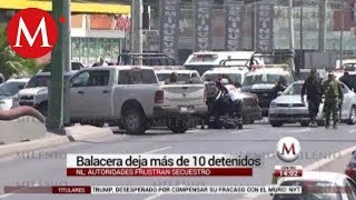 Detienen a 10 tras balacera en Miguel Alemán en Nuevo León [upl. by Vincent636]