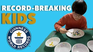 KIDS breaking world records  Episode 1 [upl. by Shewchuk]