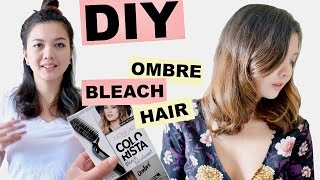 COLORISTA OMBRE BLEACH DIY [upl. by Ahsiliw]