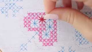 How to embroider a Cross Stitch [upl. by Varien683]