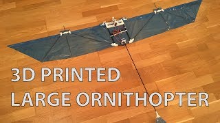 3D printed rc ornithopter [upl. by Miah72]