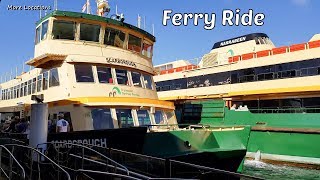 Sydney Ferry Ride  Pyrmont Bay To Circular Quay  Sydney Australia [upl. by Yrocej]