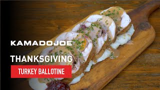 Thanksgiving Turkey Ballotine  Chef Eric Recipe [upl. by Adihsaar]