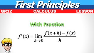 First Principles Calculus Grade 12  With Fraction [upl. by Augie45]