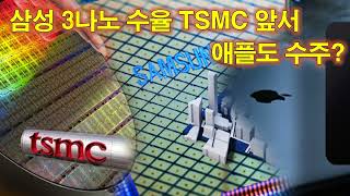 삼성 3나노 수율 TSMC 앞서 애플도 수주할까 [upl. by Ransom]