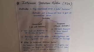 Intrusion Detection system IDS Cyber Security lecture series part 8 [upl. by Zins]