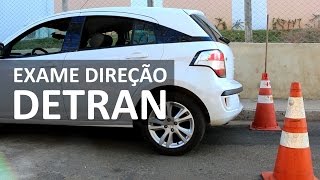 EXAME DE DIREÇÃO CARRO  Simulação de exame DETRAN [upl. by Assirralc]