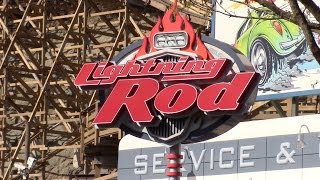 Lightning Rod Review Dollywood Launched Wooden Roller Coaster [upl. by Elianore]