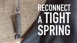 How to Stretch a Tight Spring tension spring [upl. by Stoecker]