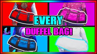 Easiest Method On How To Get All Colored Duffel Bags Glitch In GTA 5 Online 160 [upl. by Gustaf]