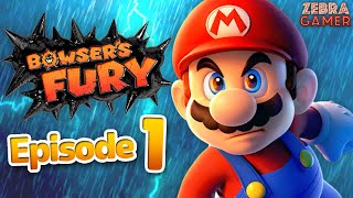 Bowsers Fury Nintendo Switch Gameplay Walkthrough Part 1  Fury Bowser Scamper Shores [upl. by Eanrahc]