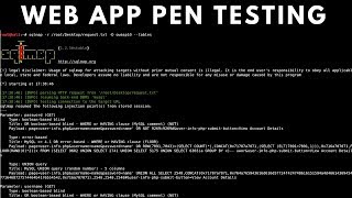 Web App Penetration Testing  8  SQL Injection With sqlmap [upl. by Willumsen264]