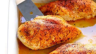 How To Make PERFECT Baked Chicken Breasts [upl. by Oilerua831]