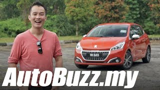 Peugeot 208 Puretech 12 turbo review  AutoBuzzmy [upl. by Aivin]