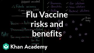 Flu vaccine risks and benefits  Infectious diseases  Health amp Medicine  Khan Academy [upl. by Cott]