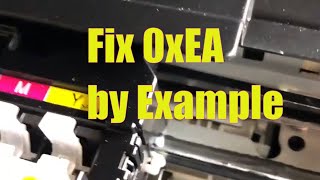 How to Fix Epson Printer Error Code 0xEA Reposition CR Encoder Scale [upl. by Nanah]