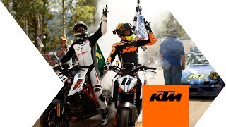 World Record  Chris Fillmore wins at iconic Pikes Peak  KTM [upl. by Elburr]