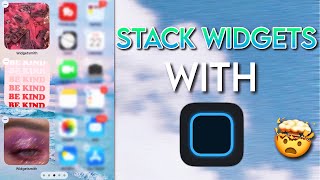 HOW TO STACK WIDGETSMITH WIDGETS  IOS 14 [upl. by Alel786]