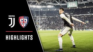 HIGHLIGHTS Juventus vs Cagliari  40  Ronaldo hattrick [upl. by Bettine]