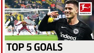 Luka Jovic  Top 5 Goals [upl. by Therine198]