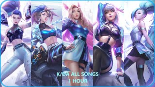 KDA ALL SONGS 1 Hour [upl. by Lenneuq]