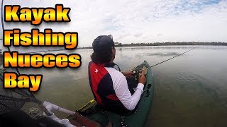 Kayak Fishing Corpus Christi  Nueces Bay [upl. by Sew]