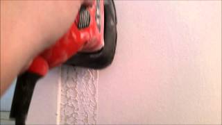 How to remove decorative plaster from walls [upl. by Aleemaj627]