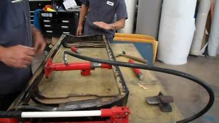 How to Upholster a Bench Seat  Automotive Pt1 [upl. by Duj995]