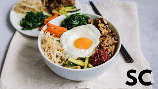 How to make Bibimbap easy amp healthy Korean recipe [upl. by Hteik130]