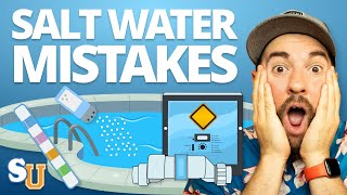 9 Common SALT WATER POOL MAINTENANCE Mistakes [upl. by Griffis35]