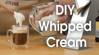 DIY whipped cream in 60 seconds [upl. by Hellman]