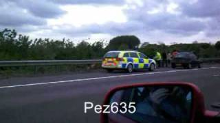 Oxfordshire FRS South Central Ambulance Service and Thames Valley Police at a Major RTC on the M40 [upl. by Seuqirdor360]