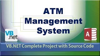 VBNET  ATM System Project with MS Access Database [upl. by Zarah]