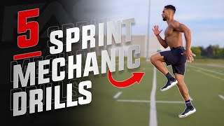 TOP 5 SPRINT MECHANIC DRILLS  SPEED TRAINING FOR ATHLETES [upl. by Ardeen]