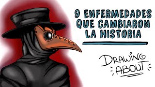 9 ATERRADORAS ENFERMEDADES QUE CAMBIARON LA HISTORIA  Draw My Life [upl. by Kessia]