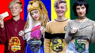 Harry Potter Hogwarts House Lookbook ft Vegard [upl. by Rednave495]