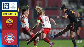 HIGHLIGHTS  AS Roma vs Bayern Munich  UEFA Womens Champions League 202324 Italiano [upl. by Zoe]