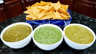 How to make The BEST Salsa Verde Recipe  Boiled Fresh or Roasted Salsa [upl. by Aedni]