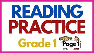 PRACTICE READING SENTENCES Grade OnePage 1 [upl. by Amik]