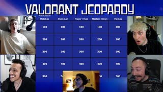 VCT JEOPARDY ft PLAT CHAT VALORANT [upl. by Ttnerb729]