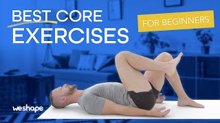 4 Best core exercises for beginners [upl. by Nnylarak]