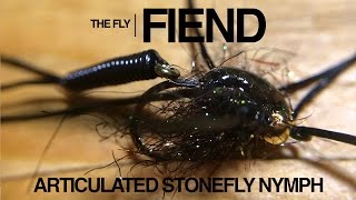 Articulated Stonefly Nymph Fly Tying Tutorial  The Fly Fiend [upl. by Hardman]