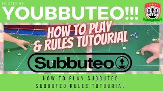 How to Play Subbuteo Subbuteo Rules and Tutorial on Youbbuteo [upl. by Lorelle335]